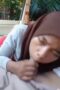 Hijab nyepong crot dalem mobil