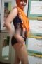 Ewe Binor Krudung Orange Penuh Tatto Kupu2 Ewe Binor Krudung Orange Penuh Tatto Kupu2